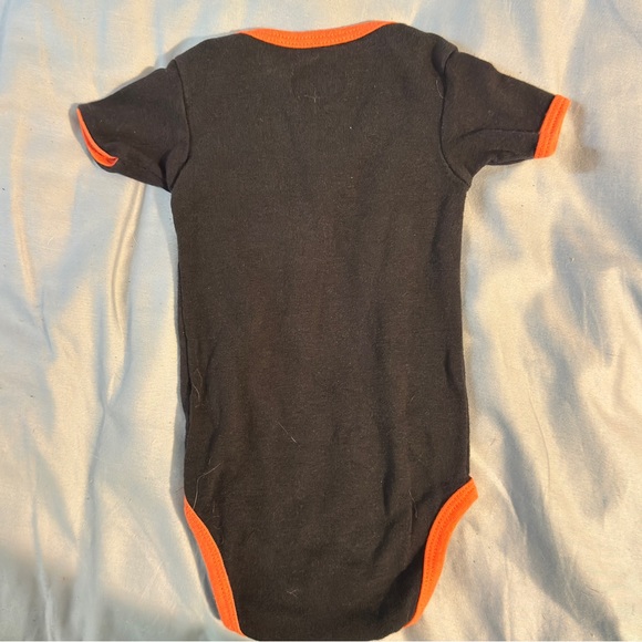 Harley-Davidson Black and Orange Baby Bodysuit - Picture 4 of 4